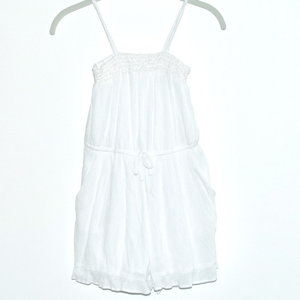 Art Class White Romper - Large (10/12)